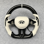 Carbon Fiber Steering Wheel Fits 2019+ Hyundai Veloster N/Kona N