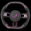 Purple Flakes Forged Carbon Fiber Steering Wheel fits Ford Mustang 2018-2023