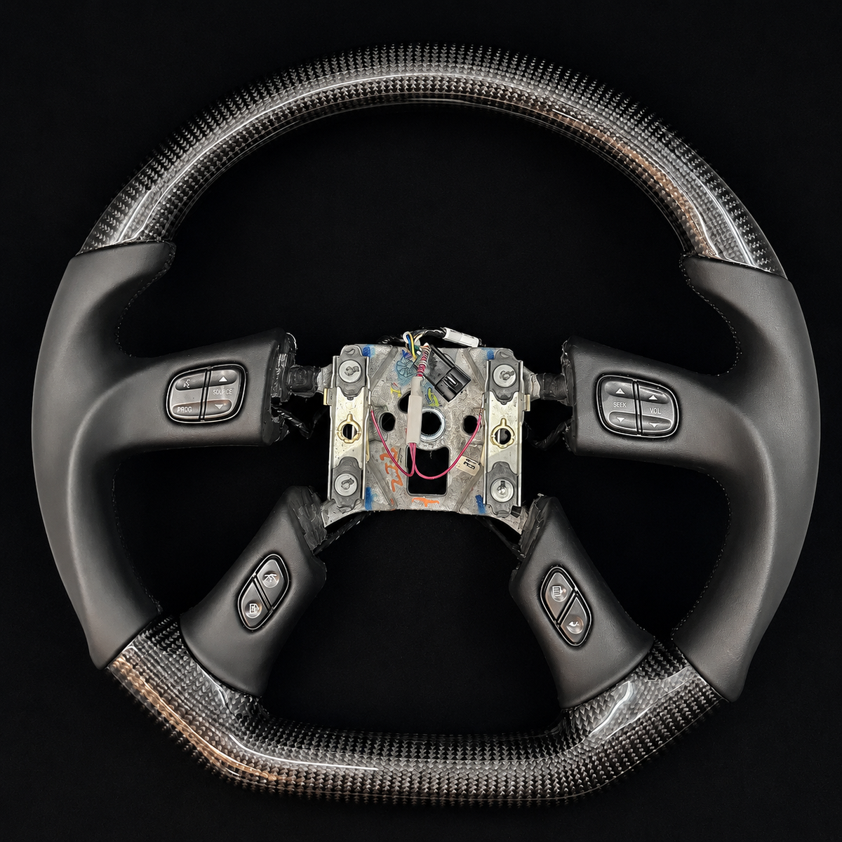 Carbon Fiber Steering Wheel Fits 2003-2007 GMC Savana