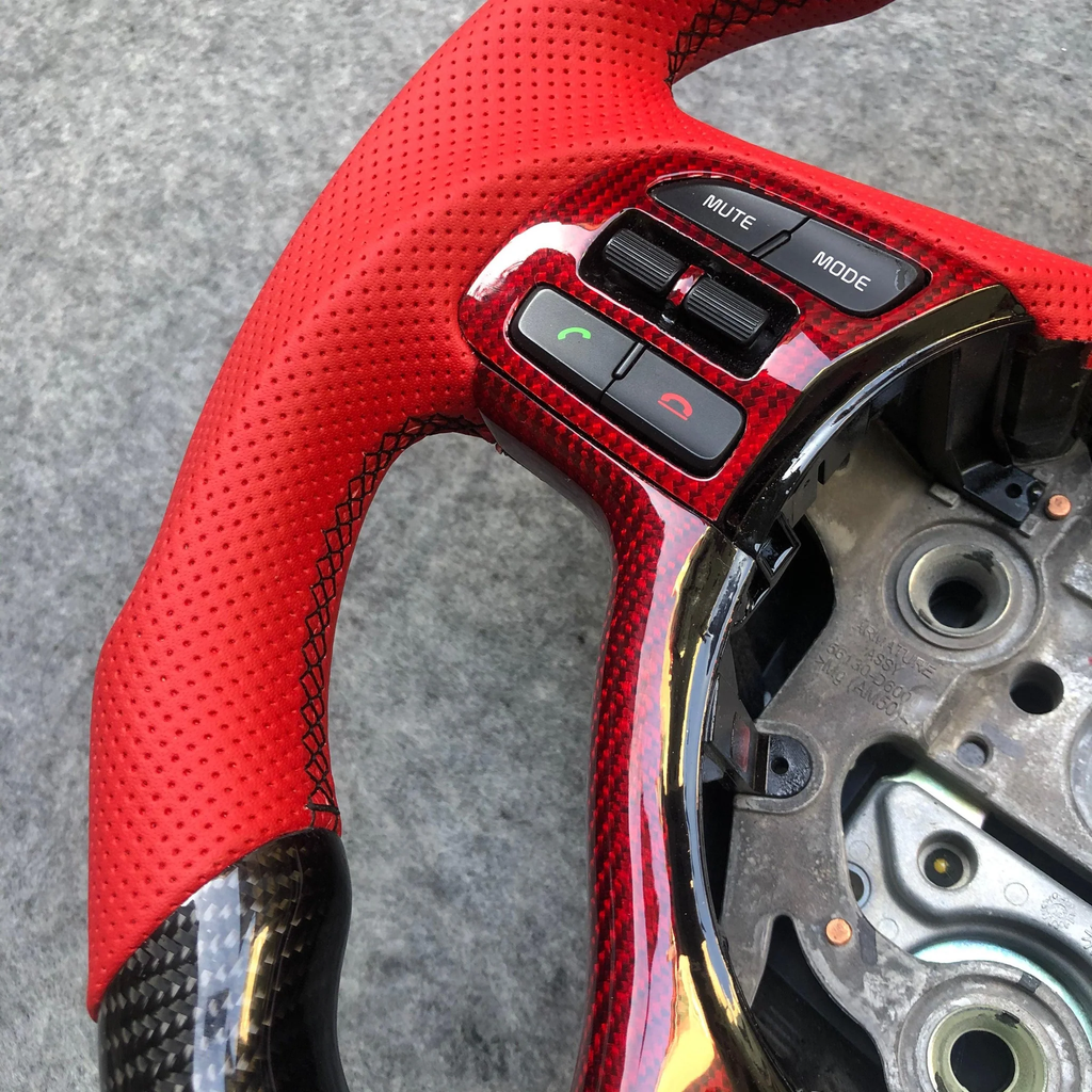 Custom Carbon Fiber Steering Wheel Fits Kia Optima 2016–2020