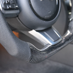 Carbon Fiber Steering Wheel fits Jaguar F-TYPE 2013-2023 / XE 2015-2019 / XF F-PACE 2016-2020 / XFL 2017-2020 / XEL E-PACE 2018-2020