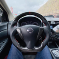 Carbon Fiber Steering Wheel Fits Nissan 2015-2019 Versa Sentra / 2018-2021 NV200