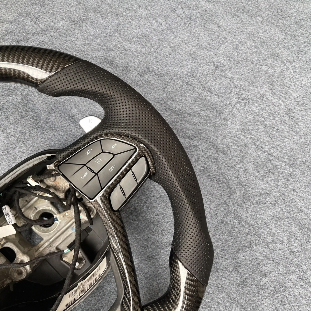 Custom Carbon Fiber Steering Wheel Fits Jeep WK2 Grand Cherokee 2014-2022