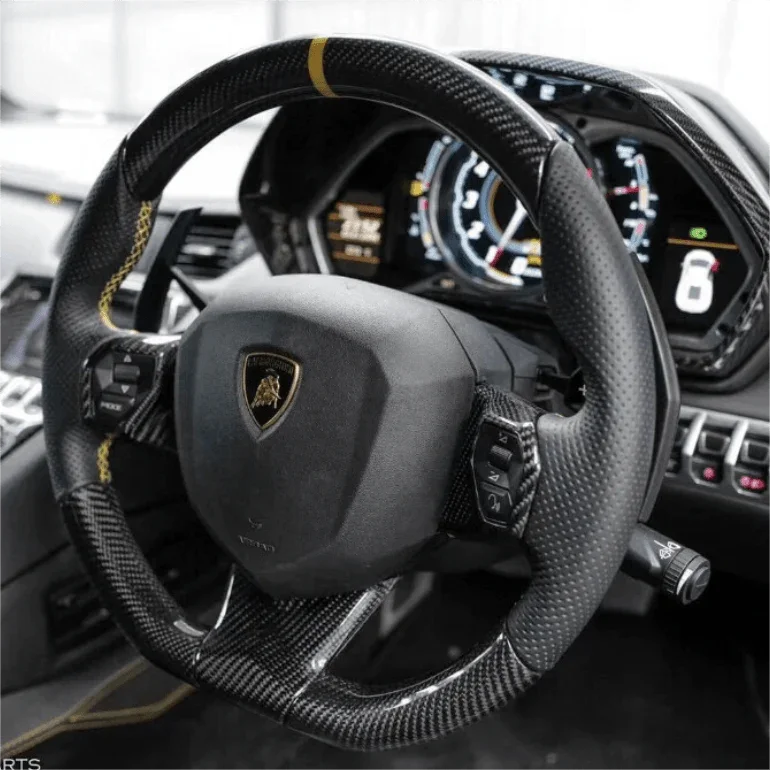 Carbon Fiber Steering Wheel fits Lamborghini Aventador 2012-2022