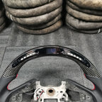 3-Spoke LED Carbon Fiber Steering Wheel for Honda 10th Gen Accord / Insight 2018-2022