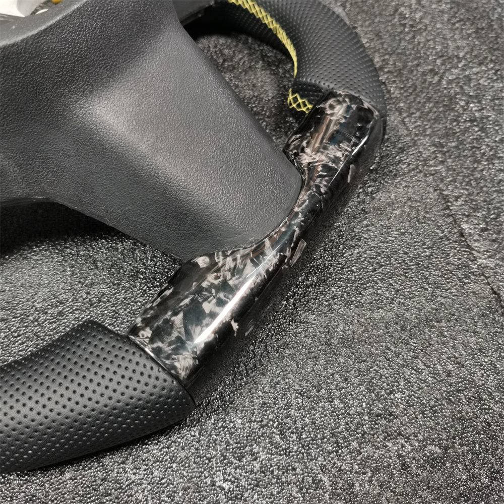 F1 Style Forged Carbon Fiber Steering Wheel for Tesla Model 3 / Model Y