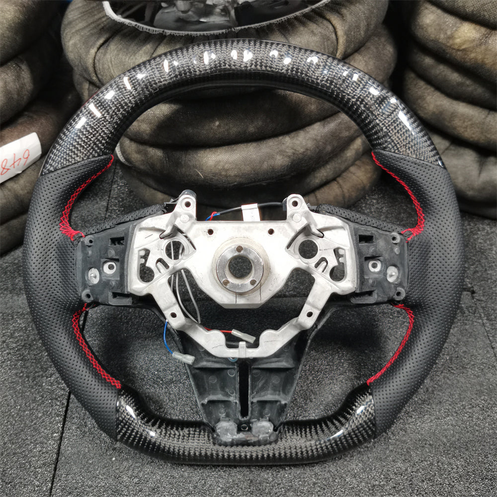 Custom LED Carbon Fiber Steering Wheel fits Nissan 2017-2025 GTR