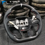 Carbon Fiber Steering Wheel Fits Dodge 2016-2023 Charger / 2015-2023 Challenger / 2014-2023 Durango