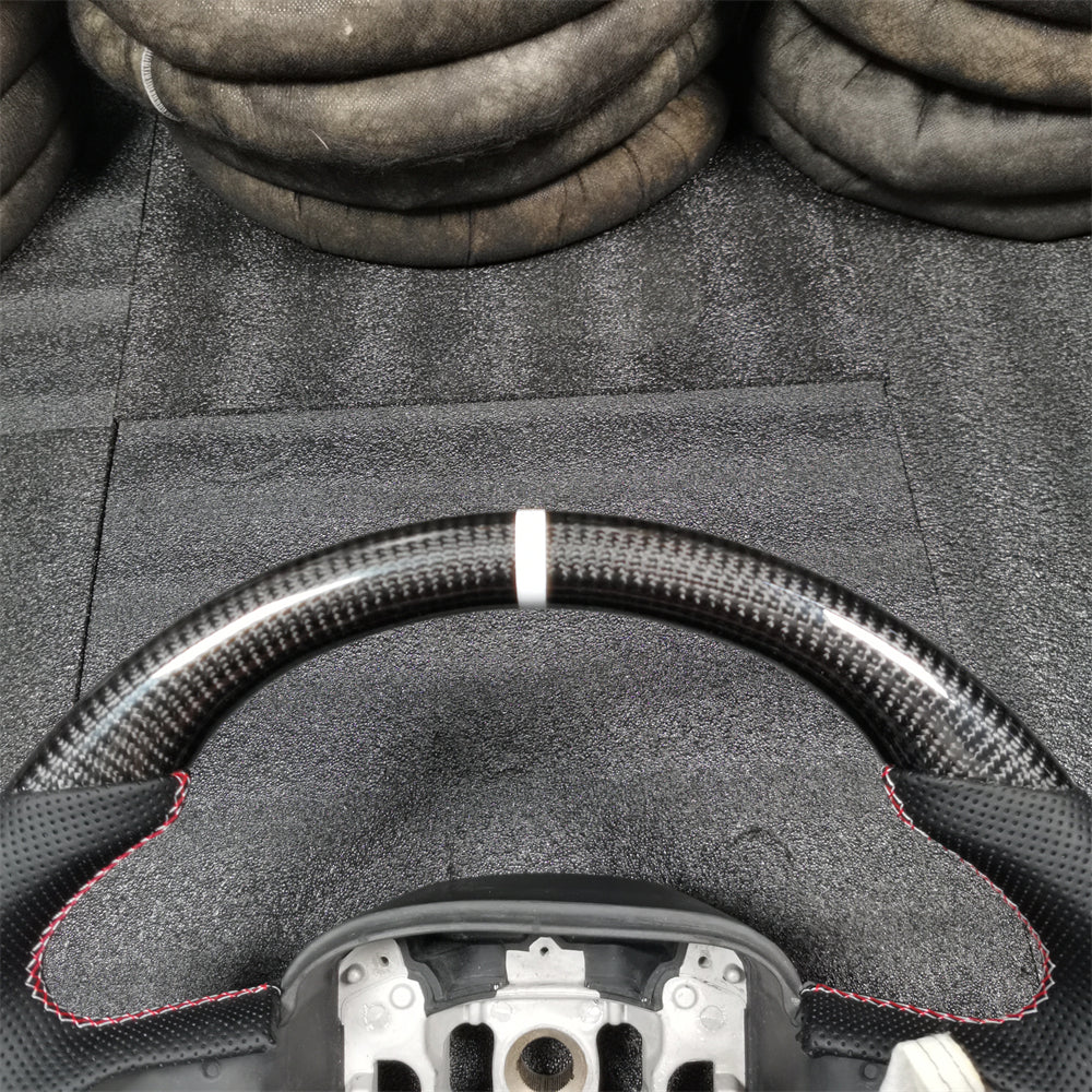 Carbon Fiber Steering Wheel Fits Dodge 2016-2023 Charger / 2015-2023 Challenger / 2014-2023 Durango