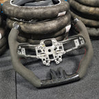 F1 Style Carbon Fiber Steering Wheel fits Ford Mustang 2018-2023