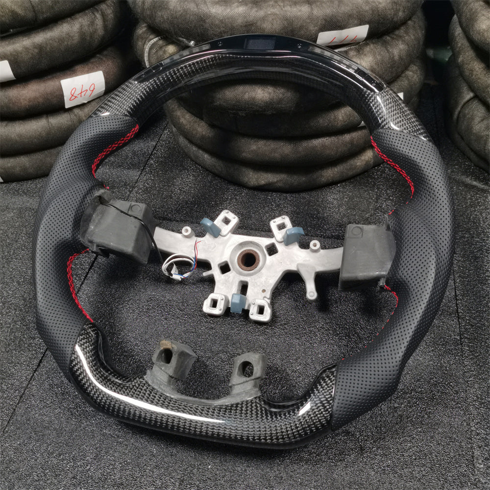 LED Carbon Fiber Steering Wheel fits 2012-2018 Dodge Ram 1500 2500 3500