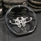 Flat Top Flat Bottom Carbon Fiber Steering Wheel fits Ford Mustang 2018-2023
