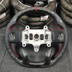 Custom Carbon Fiber Steering Wheel fits 2019-2025 Dodge Ram 1500 2500 3500