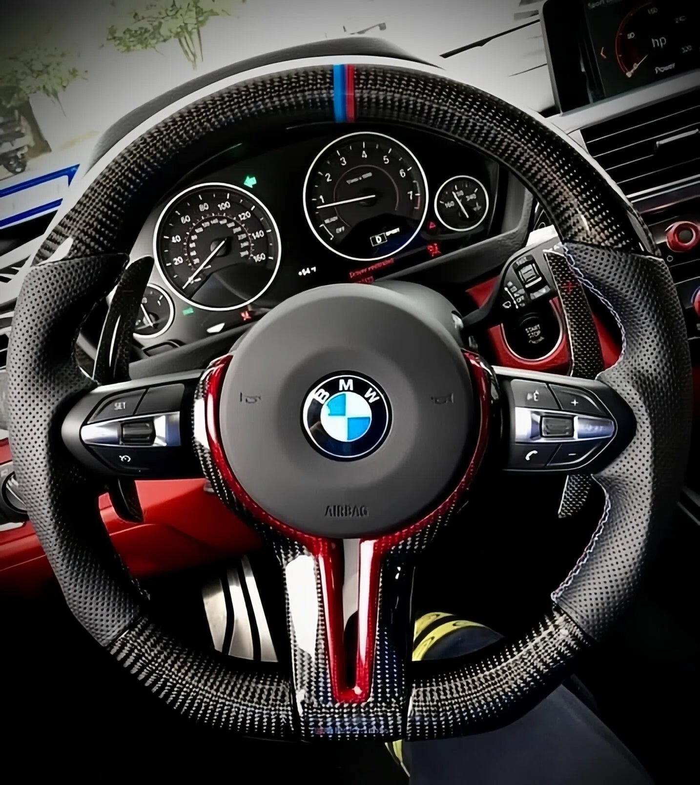 Carbon Fiber Steering Wheel for BMW 4 Series F32/F33/F36 X1 F48/F49 X2 F39 X3 F25