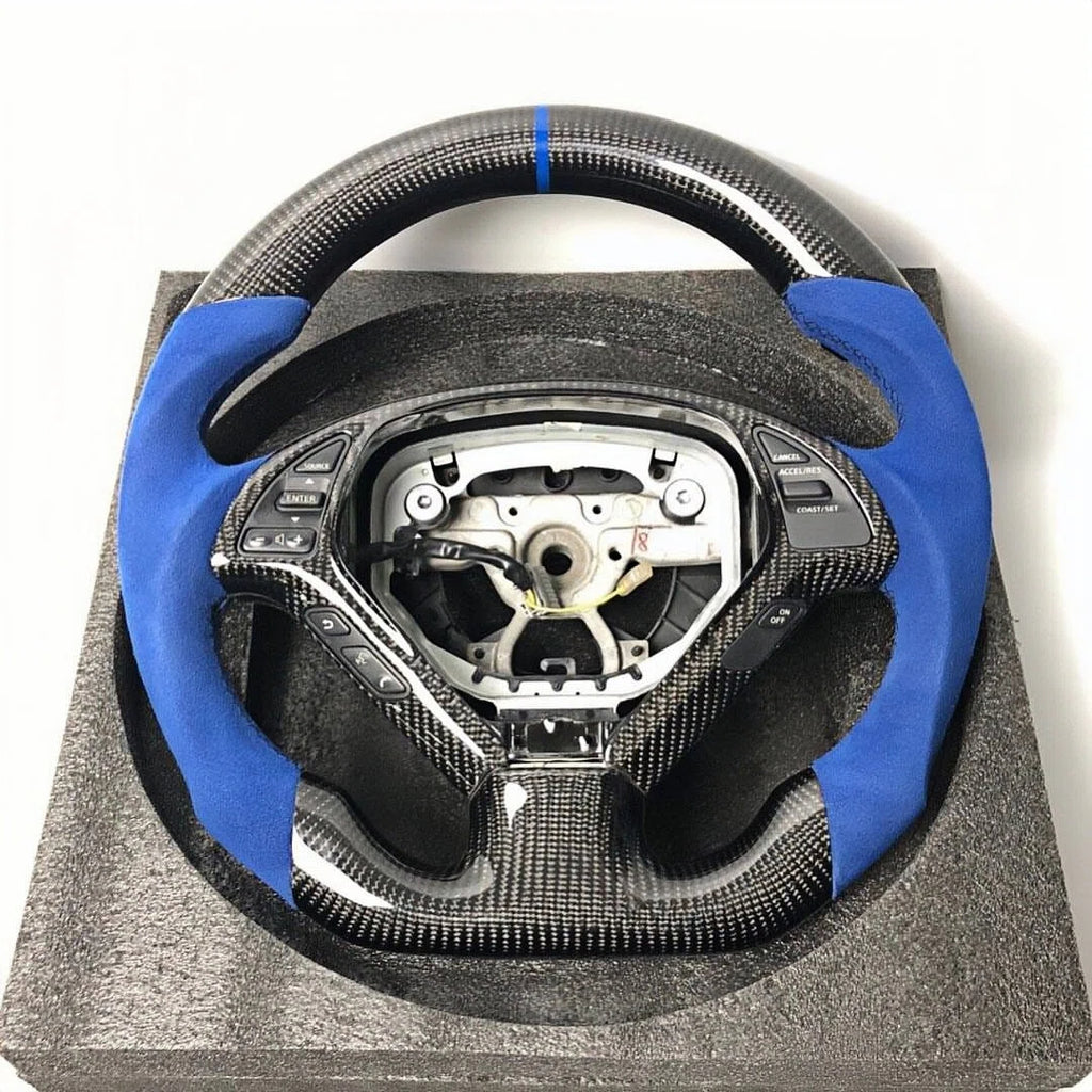 For Infiniti 2007-2015 G37 Carbon Fiber Steering Wheel