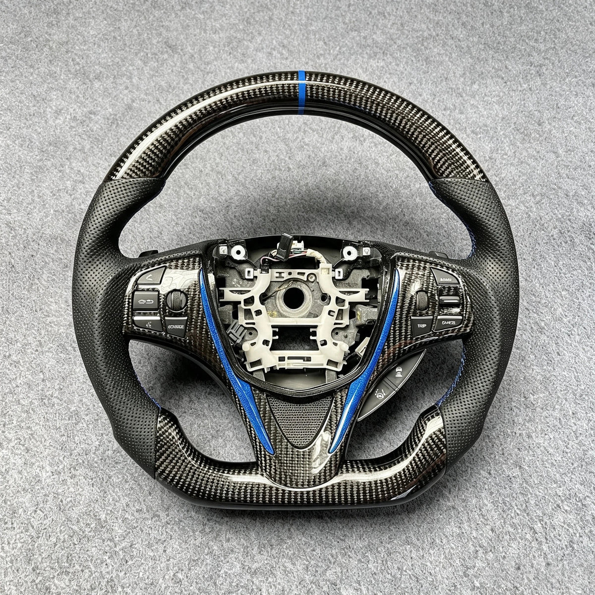 Carbon Fiber Steering Wheel for Acura TLX MDX 2015‑2020