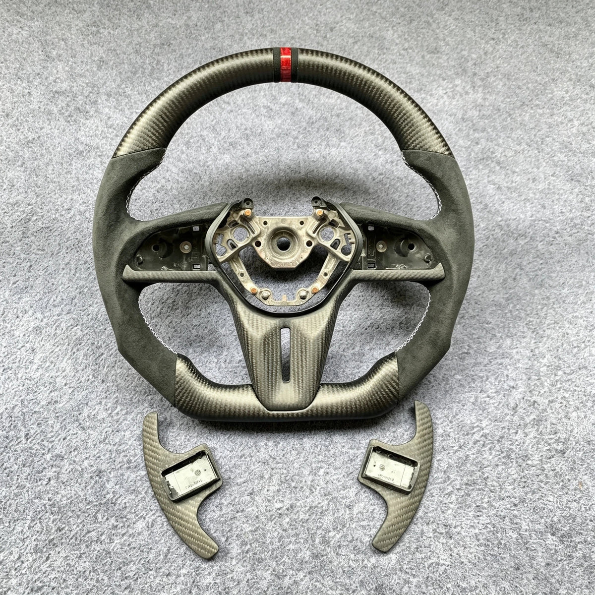 Matte Carbon Fiber Steering Wheel Fits Nissan GTR R50 2017-2025