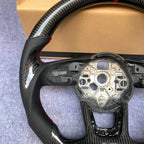 Custom Carbon Fiber Steering Wheel Fits Audi A3 S3 RS3 A4 A5 S4 S5 RS4 RS5 2017+
