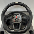 Fit for Audi SQ5 Q7 RSQ8 SQ7 2017+ with Heated LED Carbon Fiber Steering Wheel