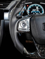 Forged Carbon Fiber Steering Wheel Fits Honda Civic FC 10th Gen Sedan