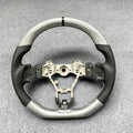 Silver Carbon Fiber Steering Wheel Fits Subaru WRX / STI 2015-2021