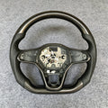 Carbon Fiber Steering Wheel Fits VW MK8 Golf GTI R Jetta 2020-2026