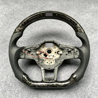 LED Forged Carbon Fiber Steering Wheel Fits VW Mk7 Mk7.5 GTI R Jetta