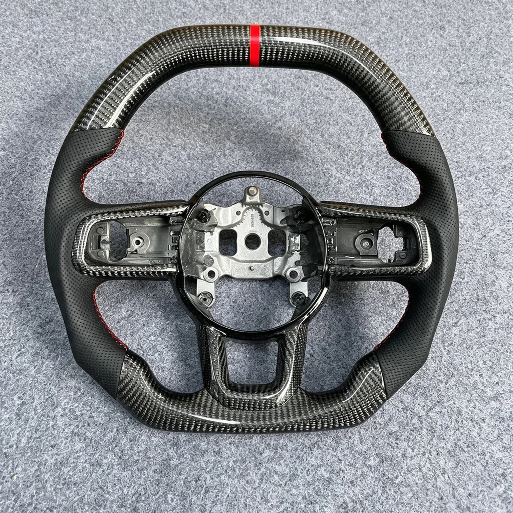 Carbon Fiber Steering Wheel For Jeep Wrangler Gladiator 2018‑2026