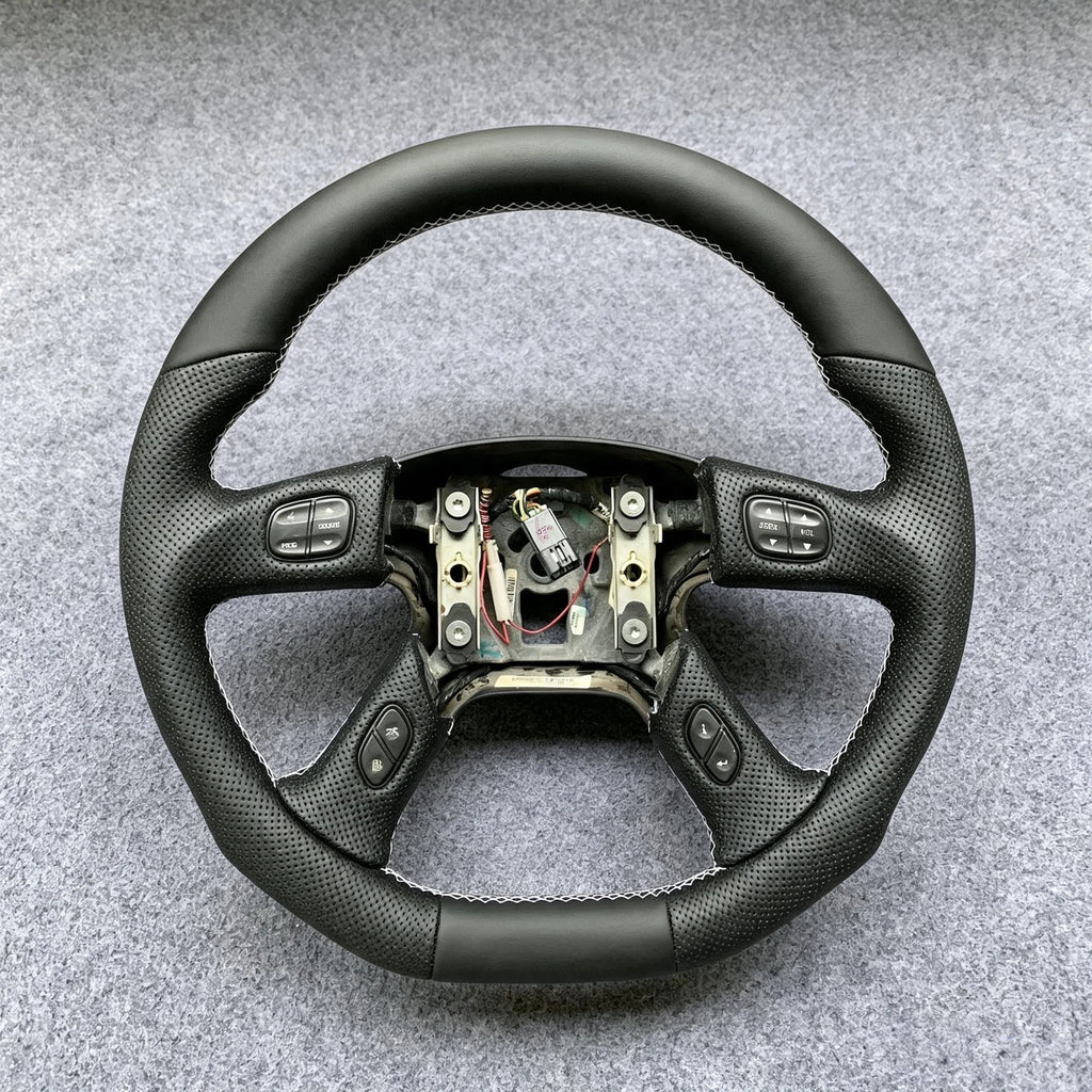 Genuine Leather Steering Wheel for 2002-2009 GMC Envoy XL Denali