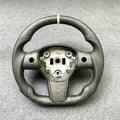 Matte Forged Carbon Fiber Steering Wheel for Tesla Model 3 / Model Y
