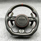 Carbon Fiber Steering Wheel Fits Audi RS3 RS4 RS5 RS6
