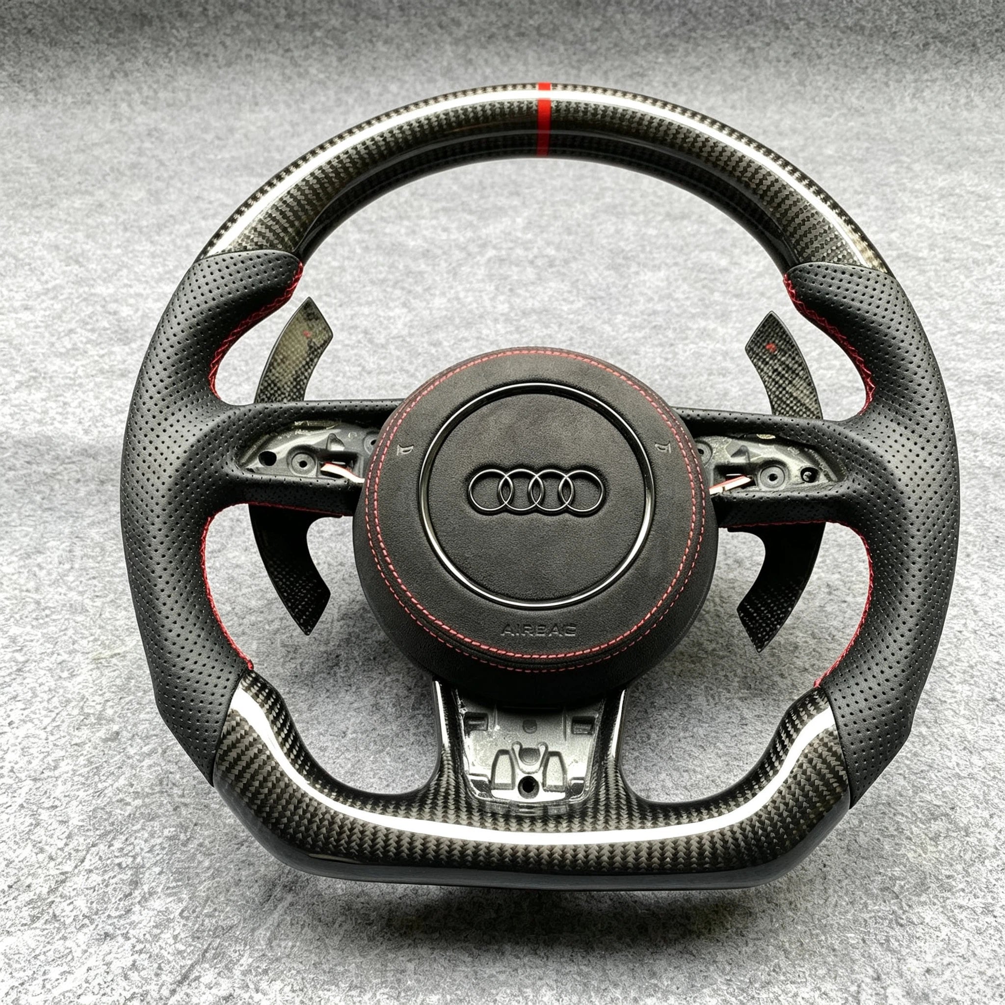 Carbon Fiber Steering Wheel Fits Audi RS3 RS4 RS5 RS6