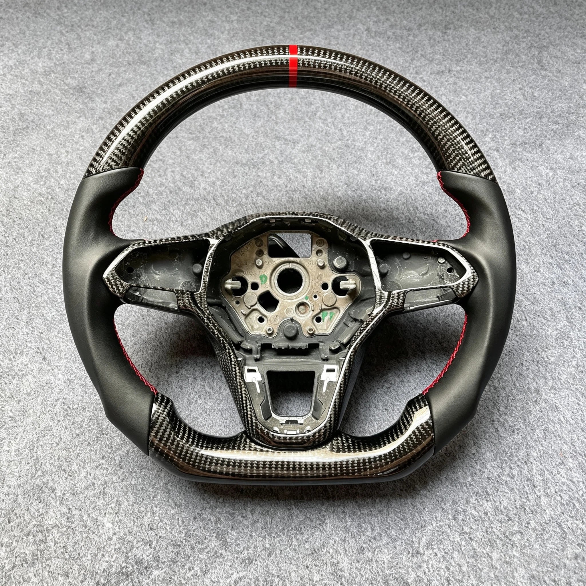 Carbon Fiber Steering Wheel Fits VW Golf MK8 Jetta