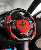 LED Carbon Fiber Steering Wheel Fits Lexus NX