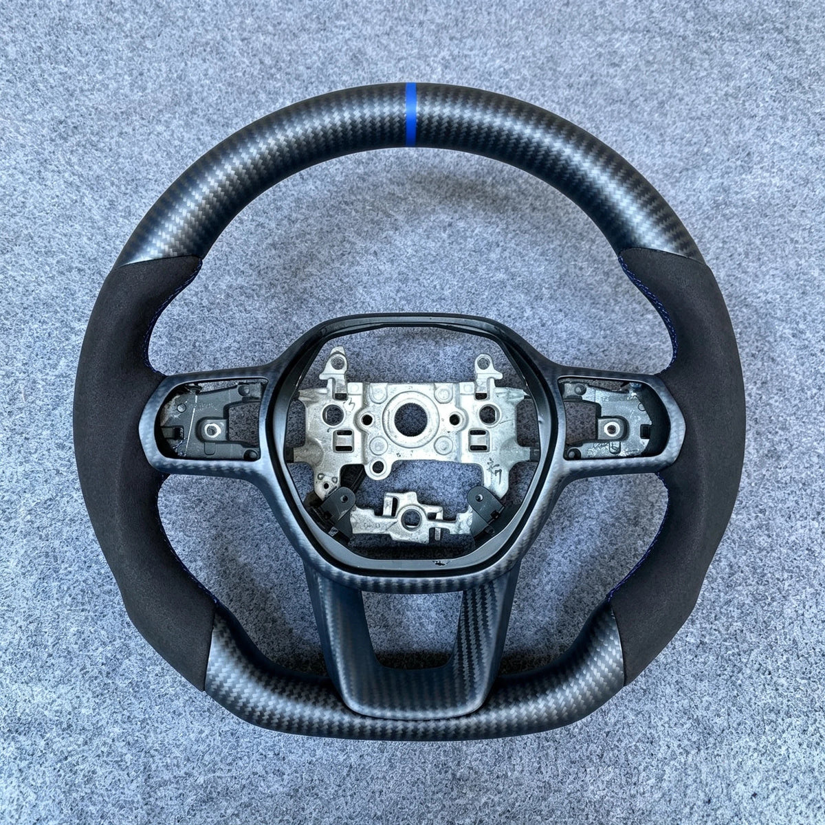 Matte Carbon Fiber Steering Wheel Fits Acura Integra 2023-2026