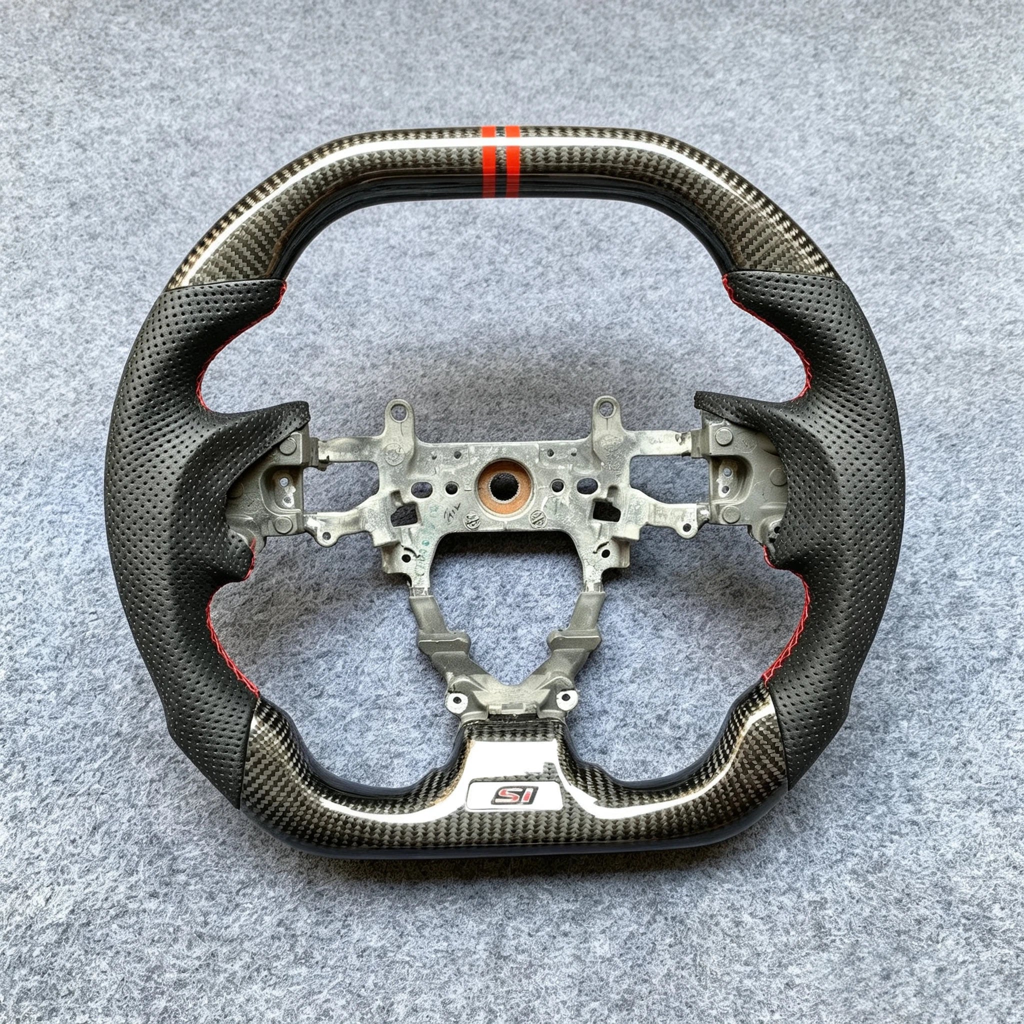 Carbon Fiber Steering Wheel Fits Honda 9th Gen Civic 2012-2015