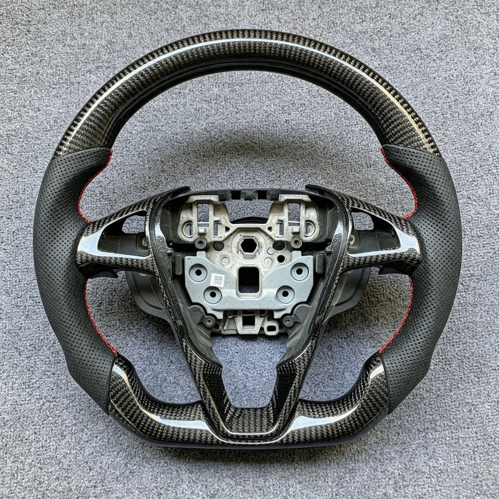 Carbon Fiber Steering Wheel Fits Ford Edge SE ST AWD / Fusion / Mondeo MK5 / Galaxy / S-Max 2013-2020