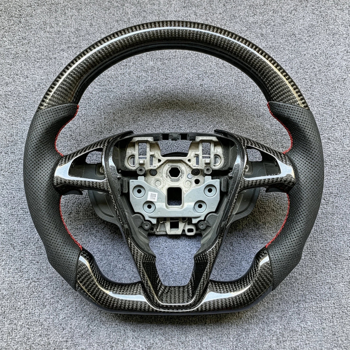 Carbon Fiber Steering Wheel Fits Ford Edge SE ST AWD / Fusion / Mondeo MK5 / Galaxy / S-Max 2013-2020