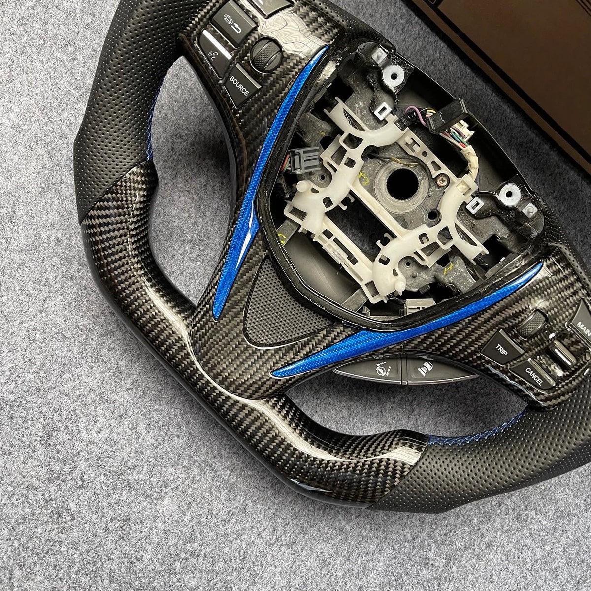 Carbon Fiber Steering Wheel for Acura TLX MDX 2015‑2020