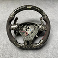 LED Forged Carbon Fiber Steering Wheel Fits Volkswagen Golf MK6 GTI / R Jetta 2010-2014