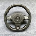 Alcantara Carbon Fiber Steering Wheel Fits VW Golf MK6 GTI R Jetta