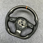 Carbon Fiber Steering Wheel Fits Audi A6 C6 A4 B7 A8 S8 Q7