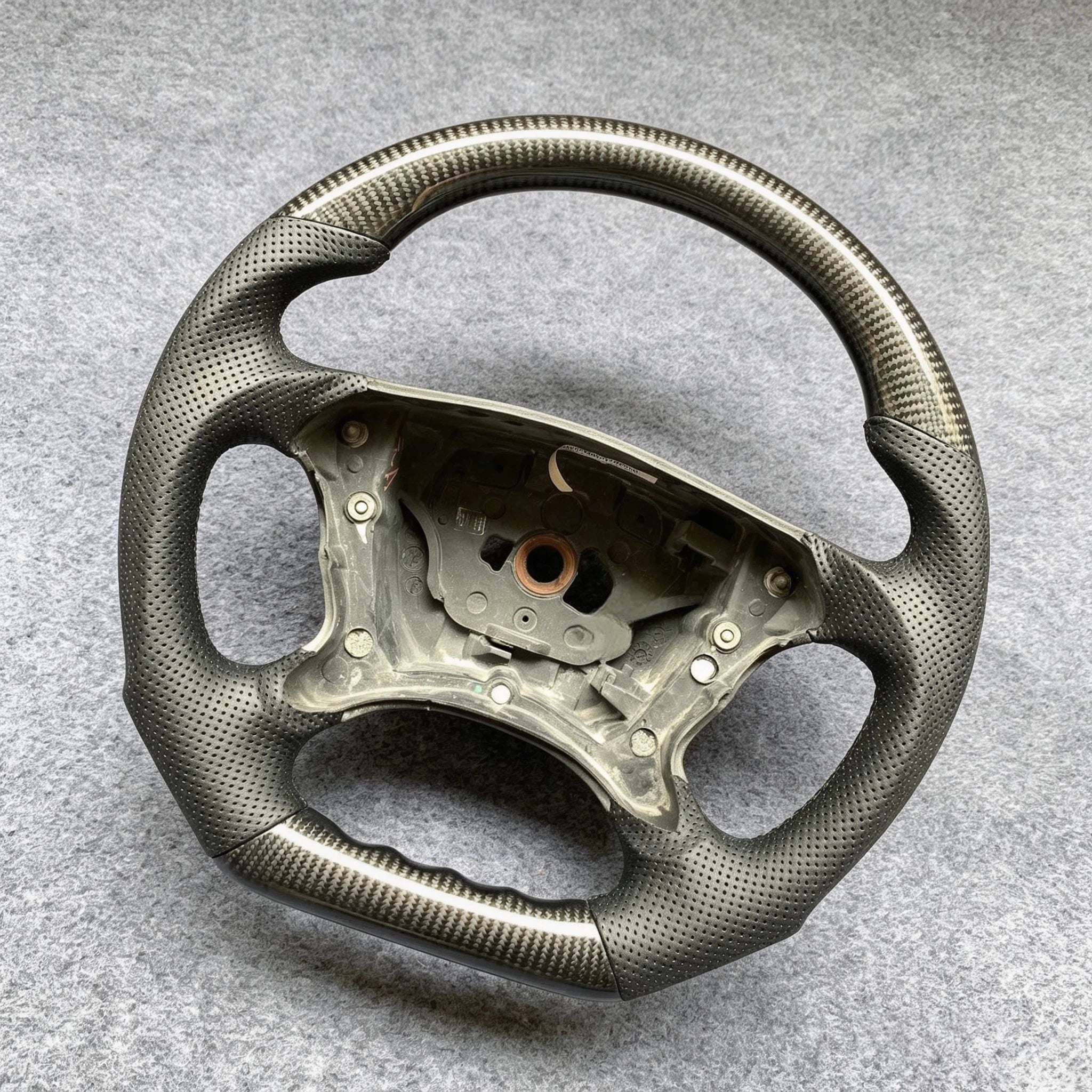Carbon Fiber Steering Wheel Fits Mercedes SL-Class R230 SL550