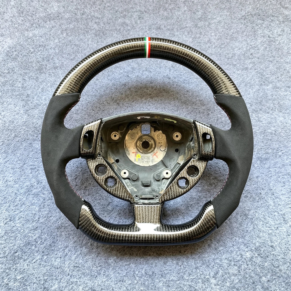 Carbon Fiber Steering Wheel Fits Maserati Quattroporte GranTurismo 2003-2014