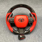LED Carbon Fiber Steering Wheel Fits Toyota 8th Gen Camry