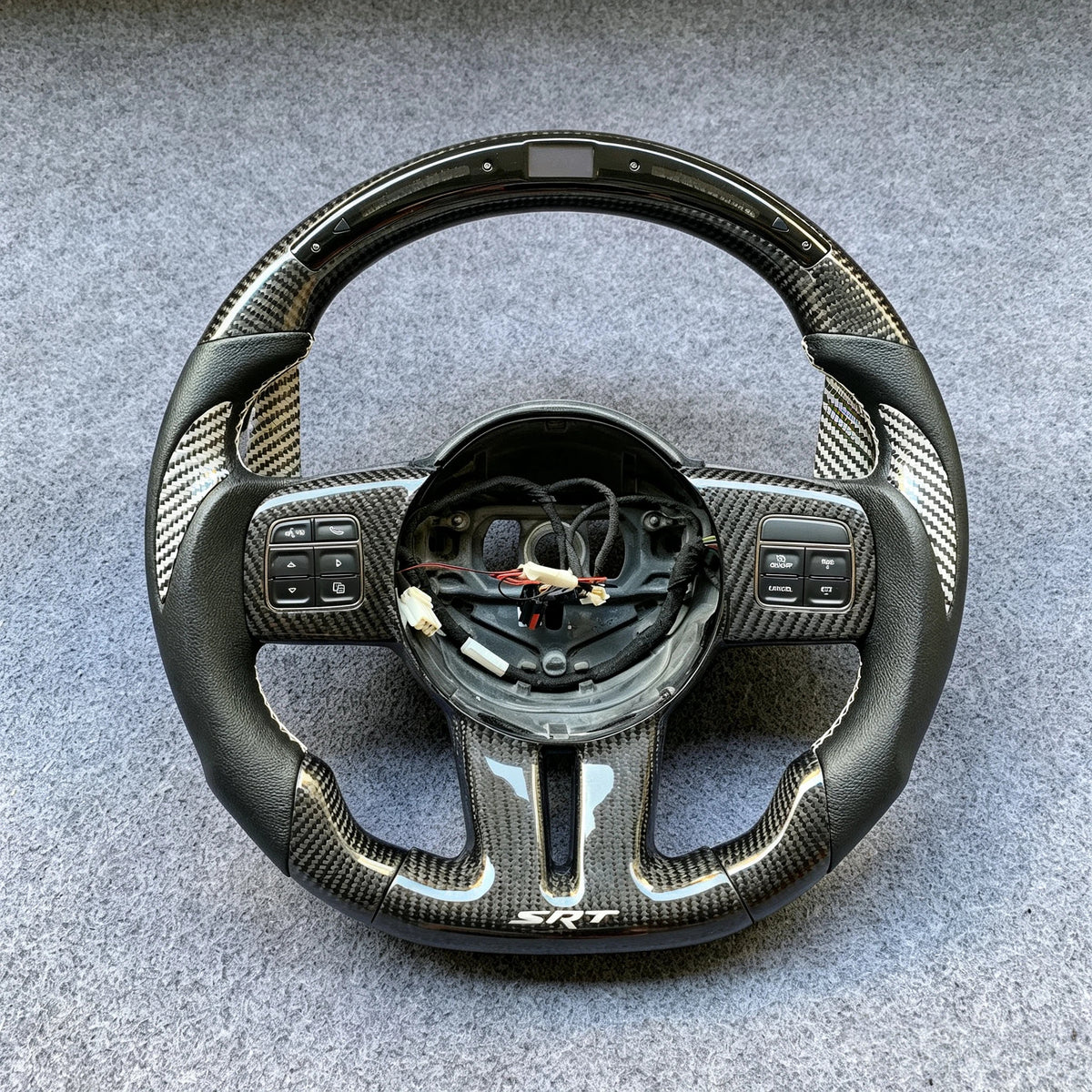LED Carbon Fiber Steering Wheel Fits Jeep Grand Cherokee 2011-2013