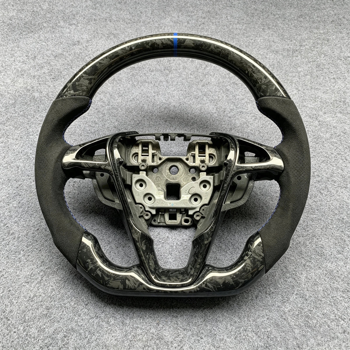 Forged Carbon Fiber Steering Wheel Fits Ford Edge SE ST AWD, Fusion, Mondeo MK5, S-Max 2013-2020