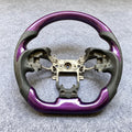 Purple Carbon Fiber Steering Wheel Fits Honda 4th Gen CR-V 2012-2016