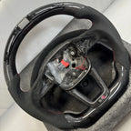 Fit for Audi SQ5 Q7 RSQ8 SQ7 2017+ with Heated LED Carbon Fiber Steering Wheel
