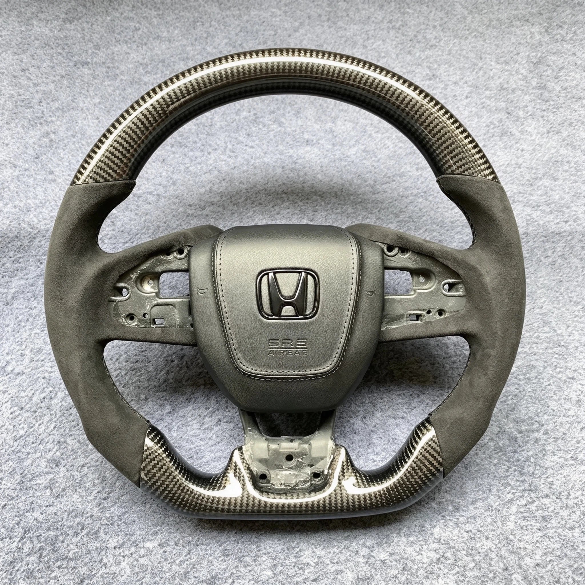 Carbon Fiber Steering Wheel Fits Honda 10th Gen Civic 2016-2021
